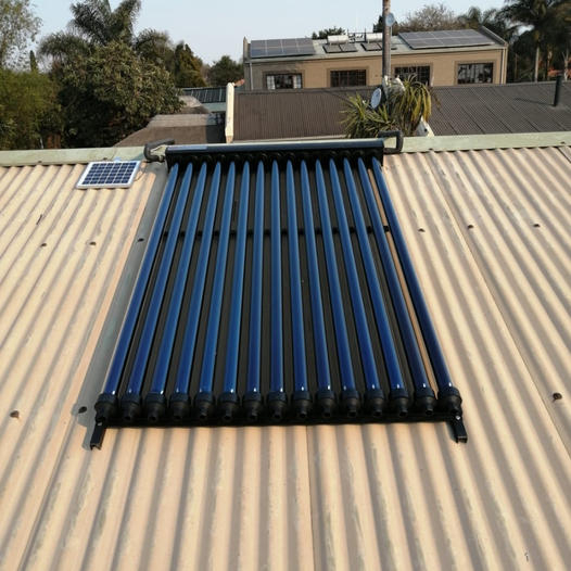 kit di retrofit geyser solare con collettore solare a tubi di calore